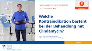 Kenntnisprüfung Zahnmedizin  Frage 32 [upl. by Bilek85]