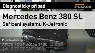 Mercedes SL380 KJetronic základní nastavení [upl. by Arym]