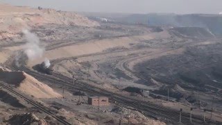 Steam of Sandaoling Coal Mine Railway ChinaDec2009 2 中国・三道嶺炭鉱鉄道の蒸気機関車（2009年12月）2 [upl. by Isman]