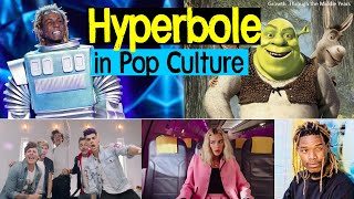 Hyperbole Examples in Songs Movies and TV [upl. by Alledi]