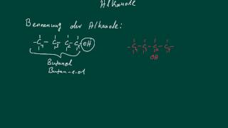 Chemie Stoffgruppe der Alkohole  Alkanole [upl. by Chura443]