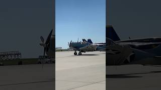 A SBD4 Dauntless Taxiing by in Colorado Springs aviation [upl. by Orihakat784]