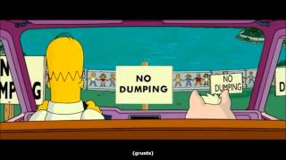 Homer Simpson dump in Lake [upl. by Neelya]