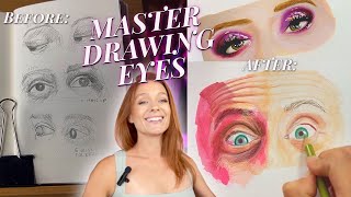 How to Draw Eyes  Master Drawing and Painting People amp Portraits [upl. by Ecinhoj163]