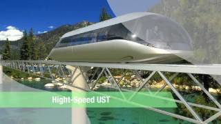 New Transport Technology SkyWay  Hight Speed UST [upl. by Ode]