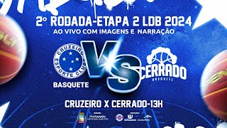 CRUZEIRO BASQUETE X CERRADO AO VIVO COM IMAGENS [upl. by Summons]