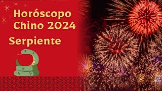 2024 HORÓSCOPO CHINO SERPIENTE 🐍 1929 1941 1953 1965 1977 1989 2001 2013 y 2025 [upl. by Tandie]