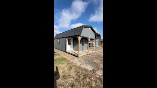 Would you make this an office or house 12x24 Deluxe High Barn Cabin [upl. by Silvestro]