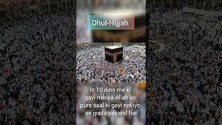 Hajj Ka Mahina  Dhul–Hijjah Days shorts [upl. by Ned]