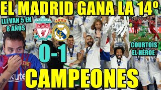 El MADRID CAMPEÓN de la CHAMPIONS por 14º VEZ tras GANAR 01 al LIVERPOOL  COURTOIS el HÉROE [upl. by Virgie]