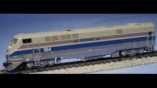 N Scale Digitrax SDN144Koa sound decoder into a Kato P42 Locomotive [upl. by Elmo]