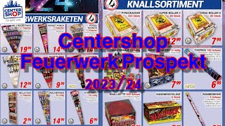 Centershop Feuerwerk Prospekt 202324 [upl. by Phenica366]