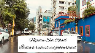 4K Drive  India’s Posh Neighbourhoods  Malabar Hills  Nepean Sea Road [upl. by Bay]