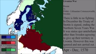 The Livonian War and Northern Seven Years War Every Month [upl. by Elleinad]