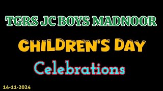 Childrens Day at TGRS JC BOYS MADNOOR [upl. by Alhak]