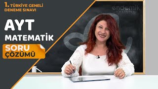 Endemik Yayınları 20232024 1 TG Deneme Sınavı AYT  Matematik Video Çözümlü Cevap Anahtarı [upl. by Naffets13]