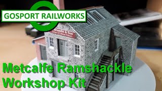 A Newbie Builds Metcalfe Ramshackle Workshop Set [upl. by Ulphiah]