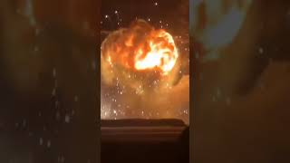 Ammo Depot Explosion Russia Tichorezk  20924 [upl. by Aerol]