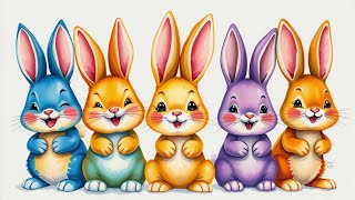 Hop to it Rabbits Count to 5 FASTER Than You [upl. by Eneryt865]