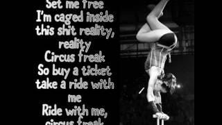 Myah  Circus FreakLyrics on screen [upl. by Otxis]