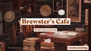 Brewsters Cafe  Speed Build  Animal Crossing New Horizons  ReemCrossing [upl. by Cioffred]