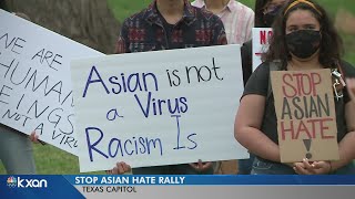 Rally to stop violence and racism against Asian Americans held at Texas Capitol Saturday [upl. by Leuqram]