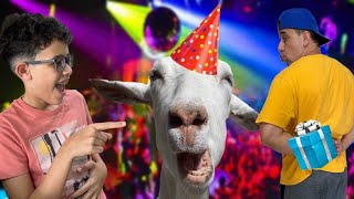 COMEMORANDO O ANIVERSÁRIO DA CABRA MALUCA GOAT SIMULATOR [upl. by Ahsienet]