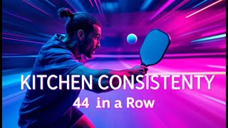 35 Pickleball Lesson on Kitchen Consistency 44 Dinks in a Row [upl. by Ennayt]