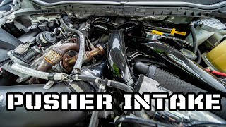 Pusher Powerflow Intake Manifold amp Turbo Inlet Sound  67 PowerStroke [upl. by Ettelloc]