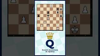 ♟ Ejercicio táctico ♟ajedrez chess ajedrezqueretaro [upl. by Jaquith]