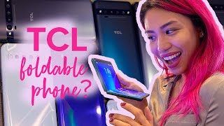 TCL 10 Pro 10L 10 5G  TCL FOLDING PHONE handson Everything we know so far [upl. by Atnahsa]