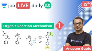 JEE Organic Reaction Mechanism L1  Unacademy JEE  JEE Chemistry  Anupam Gupta [upl. by Ennaer]