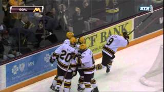 Gopher Hockeys Taylor Matson Goal vs Notre Dame [upl. by Hennebery]