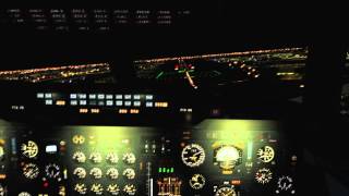 Concorde Awesome night Landing  JFK Crazy instrument version FSX [upl. by Russia]