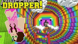 Minecraft SUPER RAINBOW DROPPER  KING OF THE DROPPER  Custom Map 2 [upl. by Ysnat]