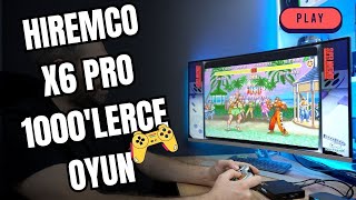 HIREMCO X6 PROYA YENİ YETENEK GELDİ  RETRO KONSOL İLE BİNLERCE OYUN OYNAYIN [upl. by Nolad]