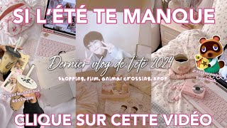 VLOG D’ÉTÉ AESTHETIC🎀🤍 Derniers jours des vacances 🥲  acnh skz bubble tea… [upl. by Reames]