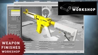 CSGO Workshop Weapon Finishes  How To Create Your Own Skin Guide  Update Video [upl. by Gnes]