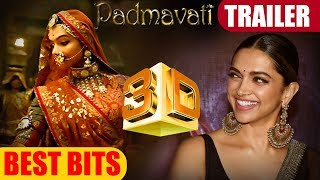 Padmavati 3 D Trailer Launch  Best Bits  Deepika Padukone [upl. by Adnilym]