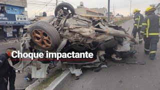 ¡QUEDÓ HECHO PEDAZOS  Muestran nuevas imágenes del fatal accidente en Atizapan [upl. by Weight462]