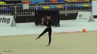 Jonatan Quintana  Cto de España Rítmica Masculina Guadalajara 2018  Manos libres [upl. by Anesuza12]