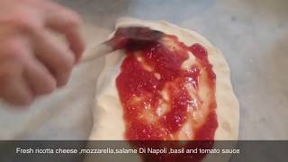 How to make the real neapolitan Calzone  Come fare il vero calzone napoletano [upl. by Carmita]