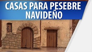 Cómo Hacer Casas para el Pesebre Navideño  Manualidades para Navidad [upl. by Reich]