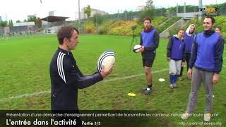 JeanJacques Sarthou  Atelier de pratique rugby partie « pratique » – Vidéo 311 [upl. by Aiduan]