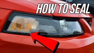 HOW To Seal Your HEADLIGHTS No More Moisture [upl. by Oicnedif]