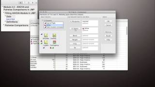 OneFactor ANOVA in JMP with Fit Y by X Module 2 3 1 [upl. by Aiceled]