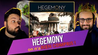 HEGEMONY  Jeux en Carton  Critiques jeux de société [upl. by Eisdnil]