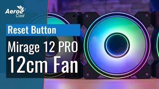 AeroCool Mirage 12 Pro ARGB  How to Control the RGB Lighting with the PC Reset Button [upl. by Berni]