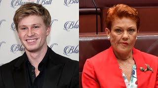 Robert Irwin threatens to sue Pauline Hanson [upl. by Harrow]