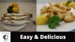 Making Use of Whiting  Easy and Simple Whiting Goujons  Whiting Catch And CookHomemade Fish Dish [upl. by Eremehc]